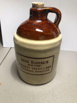 Small Vintage Jack Daniels Whiskey Jug 5” Tall