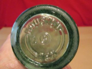 Houston Tx,  Rare Vintage Green Glass Embossed Coca Cola Coke Bottle 6 1/2 Oz