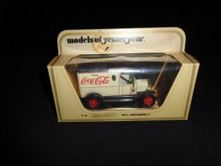 Coca Cola Matchbox Models Of Yesteryear Y - 12 1912 Ford Model T Coke 75th Truck
