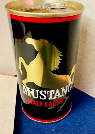 Mustang Malt Lager Pull Tab Beer Can,  Pittsburgh,  Pennsylvania,  Usbc Ii 95 - 27