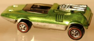 Dte 1970 Hot Wheels Redline 6419 Metallic Lt Green Peepin 