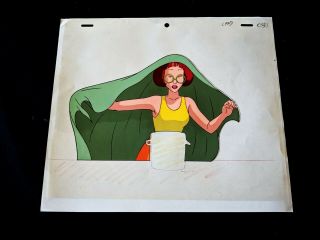 The Real Ghostbusters 1989 Production Janine Cel And Pencil Dic
