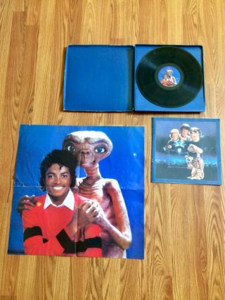 E.  T.  Box Set by Michael Jackson & John Williams MCA Records 1982 Vinyl Poster 2