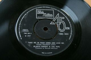 Gladys Knight & The Pips - Take Me In Your Arms And Love Me - /uk (tmg 864) 7” Nrex