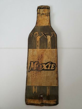 Moxie Soda Bottle Tin Sign
