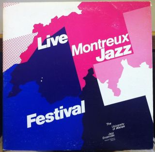 University Of Akron Jazz Ensemble - Live From Montreux Lp Vg,  Private Rare