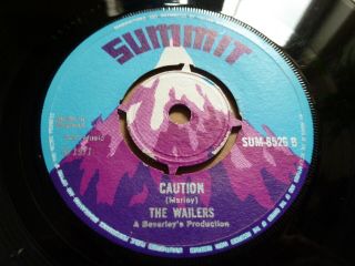 The Wailers - Stop the Train / Caution Rare 1971 Summit 45 Bob Marley 2