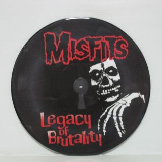 Misfits - Legacy Of Brutality Lp 2002 Eu Picture Disc Vinyl Samhain Danzig Punk