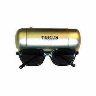 Trigun Nicholas D Wolfwood Sunglasses With Metal Case Movic Rare Authentic