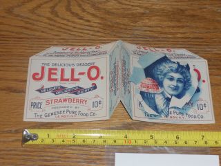 Vintage 1902 Trade Card Jell - O