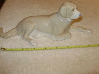Vintage Miquel Requena Valencia Spain Ceramic Dog Labrador Figurine 10 Inch