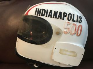Vintage Stroh ' s Beer Indianapolis 500 Indy Racing Helmet Store Display Sign 2/2 6