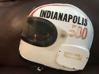 Vintage Stroh ' s Beer Indianapolis 500 Indy Racing Helmet Store Display Sign 2/2 7