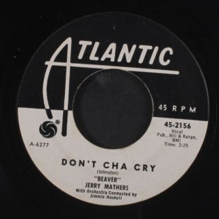 ' BEAVER ' JERRY MATHERS: Don ' t Cha Cry / Wind - up Toy 45 (dj) Oldies 2