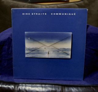 Dire Straits Very Rare Lp Communique 1979 Usa 1stpress Embossed Out/print