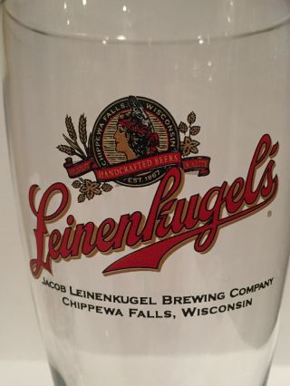 Jacob Leinenkugel Brewing Company Beer Glasses Set Of 4 Unique Collectible