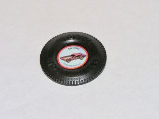 Vintage Hot Wheels Redline Plastic Button Bye Focal Black Light Special