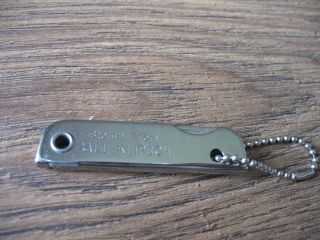 Vtg Paul Klipsch Collectable,  Stolen From Paul Klipsch Pocket Knife Key Chain