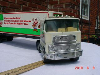 Nylint Tractor Trailor Truck KEEBLER Cookies Semi Trailor Toy Semi Vintage 1986 3