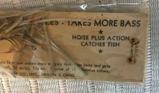 VINTAGE 40s FRED ARBOGAST HULA POPPER FLY ROD FISHING LURE AUTHENTIC 1st EDITION 5