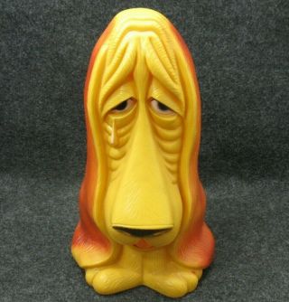 Vintage Sad Face Dog Crying Basset Hound Bank My Toy Inc 1971