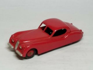 Vintage Dinky Toys 157 Jaguar Xk 120 Saloon Red