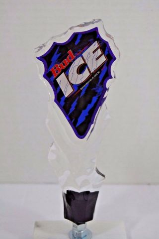 Bud Ice Clear Acrylic Beer Tap Handle
