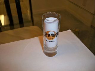 Hard Rock Cafe Shot Glass - Montreal Gold Logo - Closed 2009 - Very Rare