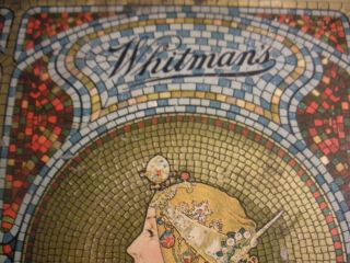 Vintage Advertising Tin,  Whitman ' s Chocolates,  1920 ' s,  Salmagundi,  2 LB Truffles 2