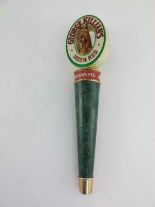 George Killian ' s Irish Red HORSE Beer Vintage Draft Tap Handle Knob Ale Marker 5