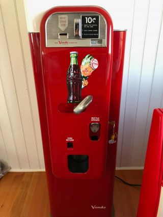 Coca - Cola Vendo 44 Coke Machine Beautifully Restored 5