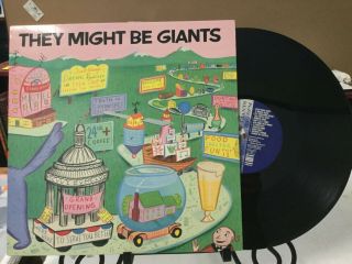 They Might Be Giants - S/t - 1986 Bar/none 1st U.  S.  Pressing Ex/ex