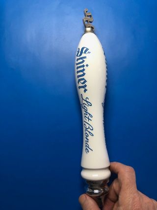 Shiner Light Blonde torpedo tap handle bought at Shiner TX Spoetzl brewery 2