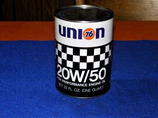 Vintage,  Union 76,  Racing Oil Oil Can,  (nos) And Full