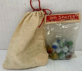 Tom Sawyer Apparel For Real Boys Bag Of Marbles Advertising Giveaway Premium Vtg 3