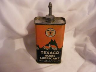 Vintage Texaco Home Lubricant Lead Top