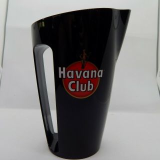 Havana Club Water Pitcher Plastic Jug Rum Black And Red