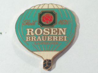 Rosen German Brewery Hot Air Balloon Beer Pin Pilsner Leit 1630,  18