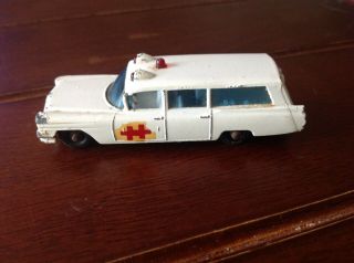 Error 2 Red Crosses Vintage Rare Cadillac Loose Lesney Matchbox White Ambulance