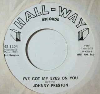 R&b Popcorn Rockabilly 45 Johnny Preston I 