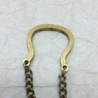 Vintage 1970 Anheuser - Busch Charm Jewelry Pocket Watch Chain 5