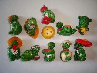 Kinder Surprise Set - Teeny Tapsi Tortels Turtles 1991 - Figures Collectibles
