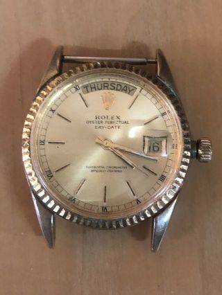 Rolex Oyster Perpetual Day - Date Vintage Watch No Band