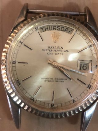 rolex oyster perpetual Day - date Vintage Watch No Band 2