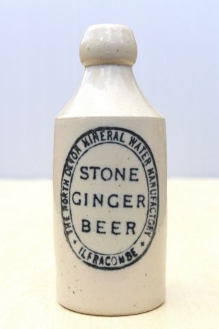 Vintage North Devon Mineral Water Manufactory Ilfracombe Ginger Beer Bottle