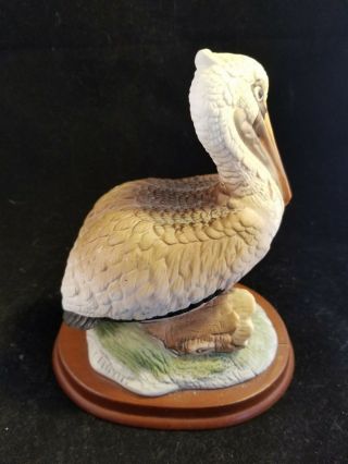 vintage bisque porcelain Pelican figurine 4