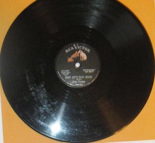 Elvis Presley RCA Victor 20 - 6383 Baby Let ' s Play House /I ' m Left You ' re Right 78 2