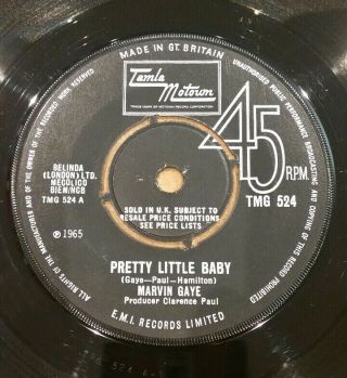 Marvin Gaye 7 " Pretty Little Baby Very Rare Excellent/near