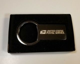 Usps United States Postal Service Key Chain Chrome Finish Very Rare Promotional