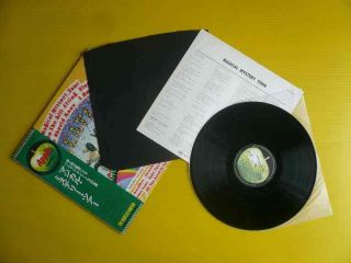 Japan 33rpm G/f 12 " Record W Obi & 24p Full Color Booklet / Beatles /magical M T